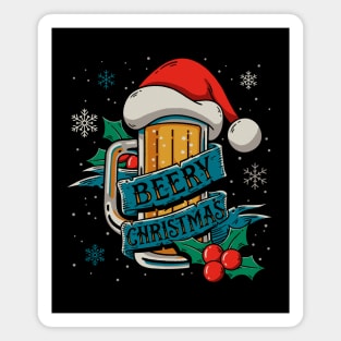 Beery Christmas Magnet